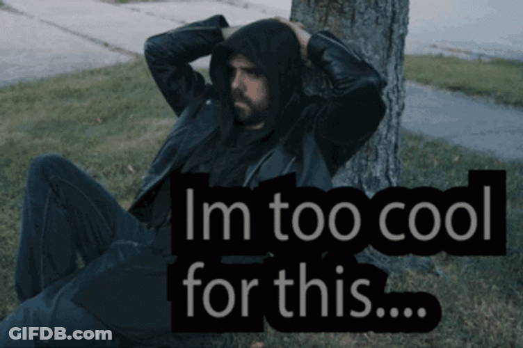 Too Cool Relaxing Under Tree GIF