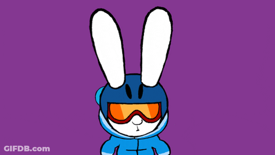 Too Cool Simon Super Rabbit GIF