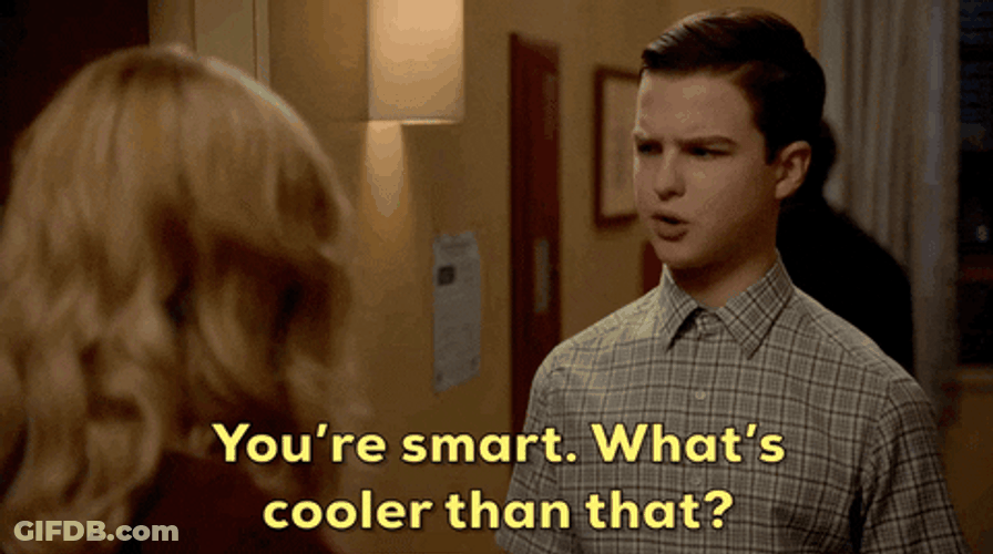 Too Cool Smart Young Sheldon GIF