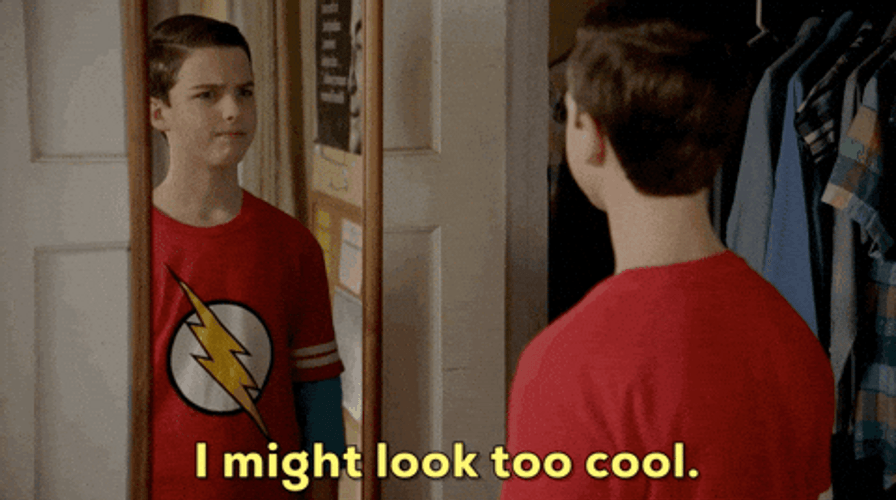 Too Cool Young Sheldon Cooper GIF