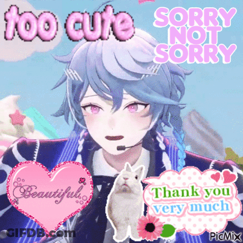 Too Cute Sorry Not Sorry Girl GIF