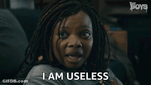Too Depressed On Black Background GIF