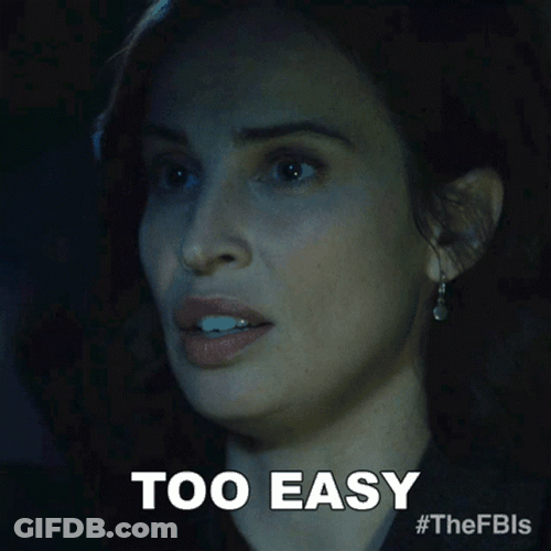 Too Easy Jamie Kellett The FBI GIF
