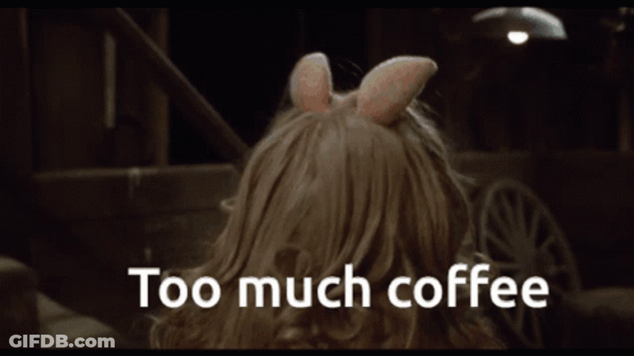 Too Much Coffee Caffeine GIF