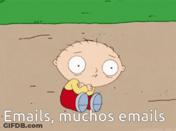 Too Much Emails I'm Going Crazy GIF