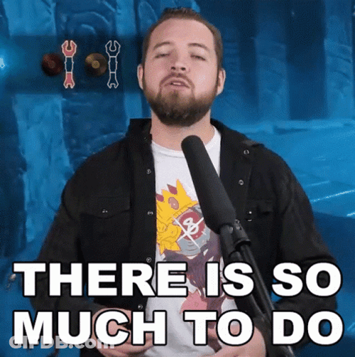 Too Much Work Bricky Youtuber Talking GIF