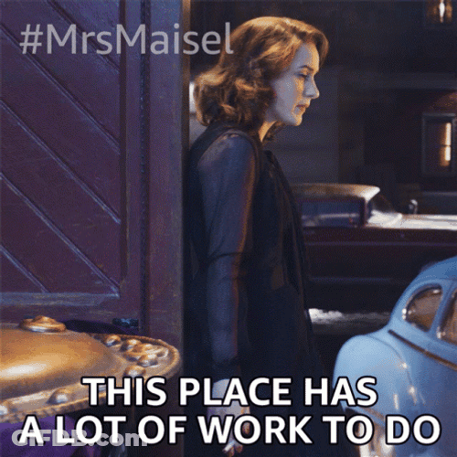 Too Much Work Sneaking Mrs Maisel GIF