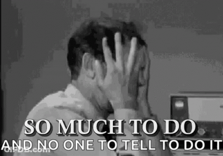 Too Much Work Stressed Out Worker GIF