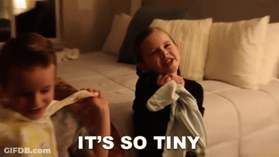 Too Small Claire Crosby GIF