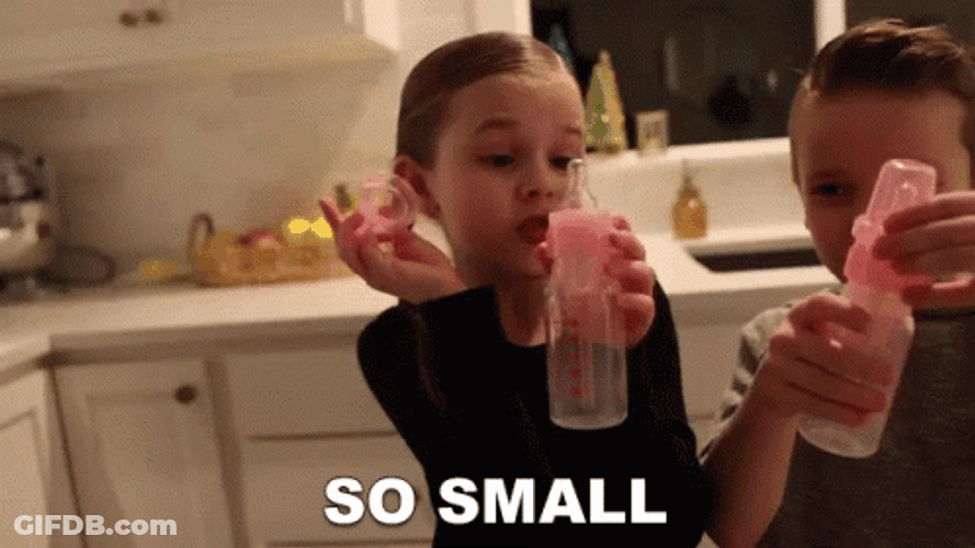 Too Small Claire Crosby With Young Boy GIF