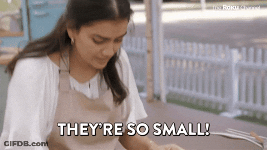 Too Small Great American Baking Show Contestant GIF