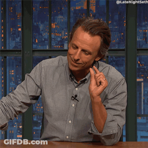 Too Small Seth Meyers GIF