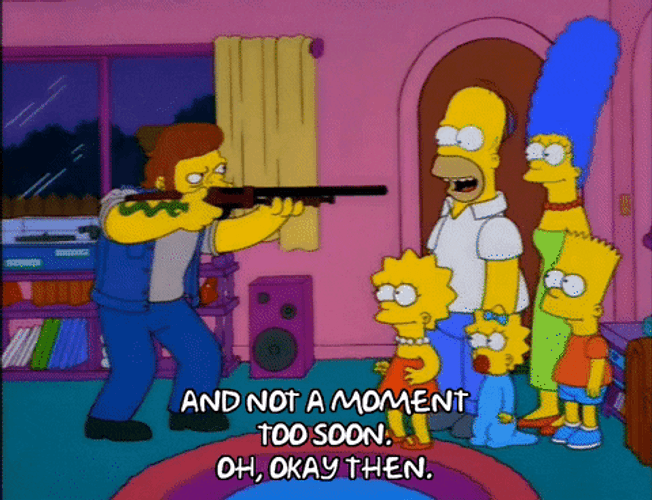 Too Soon The Simpsons And Snake Jailbird GIF