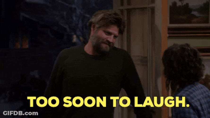 Too Soon To Laugh The Conners GIF