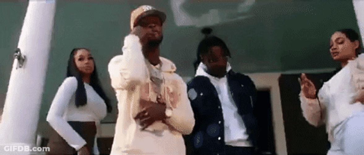 Toosii Bonding With Friends GIF