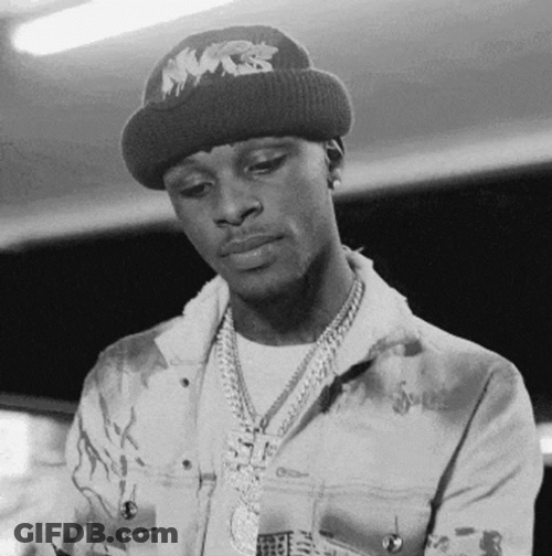Toosii Emotional Look GIF