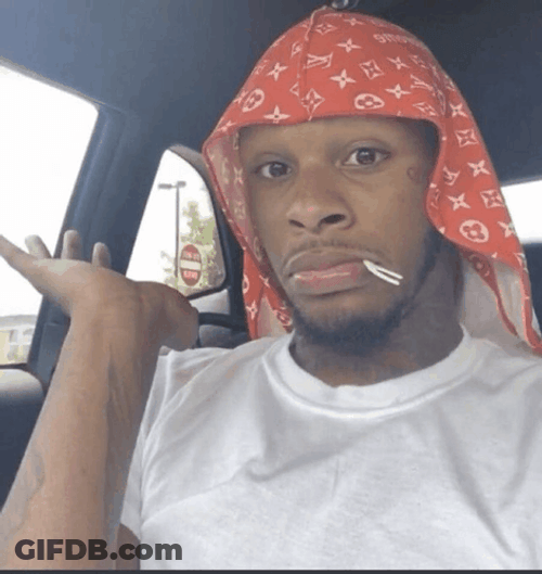 Toosii Inside A Car GIF