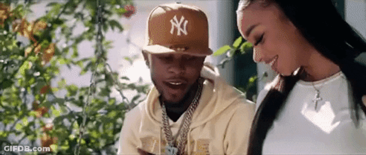 Toosii Talking To A Girl GIF