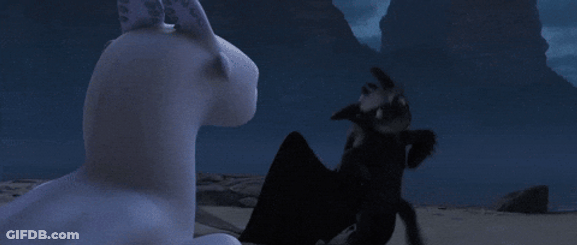 Toothless Courtship Dance Meme GIF