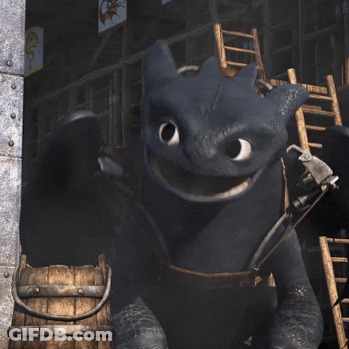 Toothless Dance Laughing Meme GIF