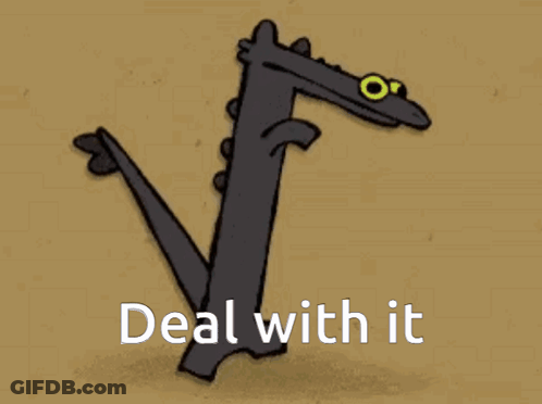 Toothless Dancing Deal With It GIF