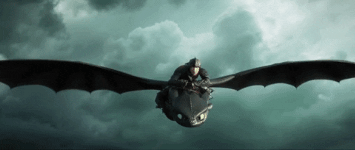 Toothless Firing Plasma Blasts GIF