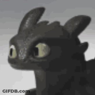 Toothless From How To Train Your Dragon Is Looking At The Camera With His Eyes Closed . GIF