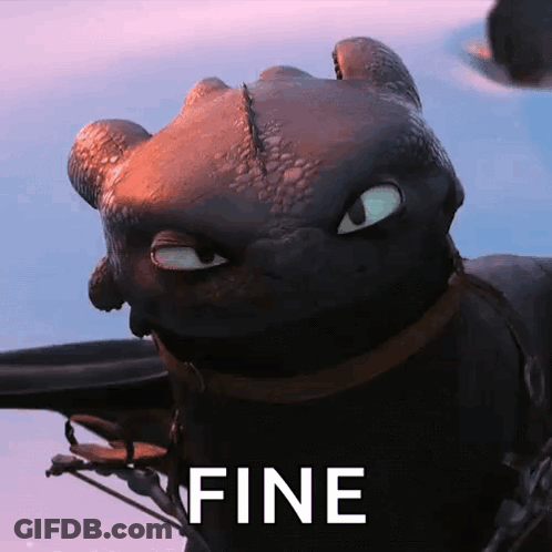 Toothless From How To Train Your Dragon Is Smiling And Looking At The Camera GIF