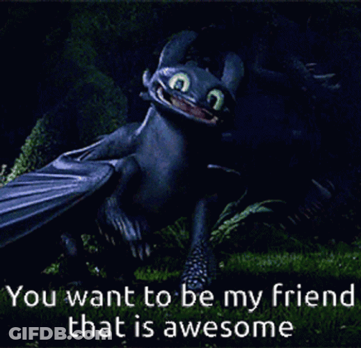 Toothless Meme Excited To Fly GIF
