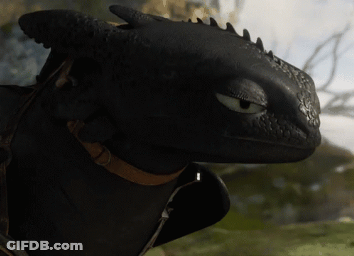 Toothless Meme Murmuring In Annoyance GIF