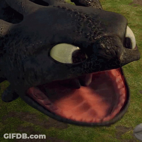 Toothless Meme Very Big Mouth GIF