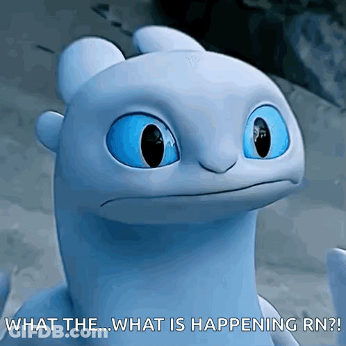 Toothless Saying What The What Is Happening Rn GIF