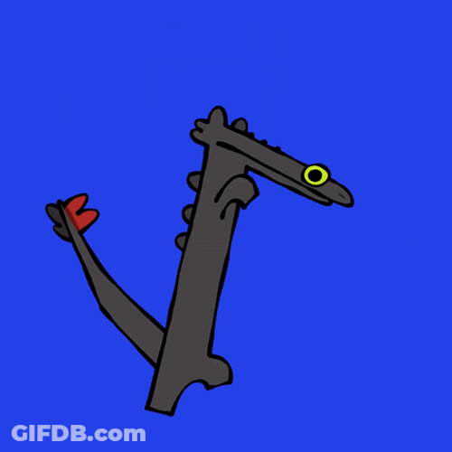 Toothless Slow Spin Dance Meme GIF