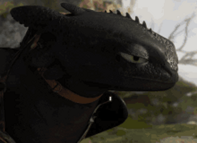 Toothless Trying To Speak GIF