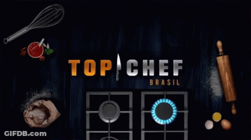 Top Chef Brasil Logo With Stove Top GIF