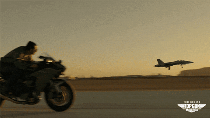 Top Gun Maverick Big Bike Ride GIF