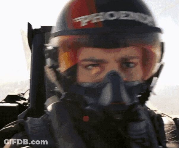 Top Gun Maverick Evasive Maneuver Jet GIF