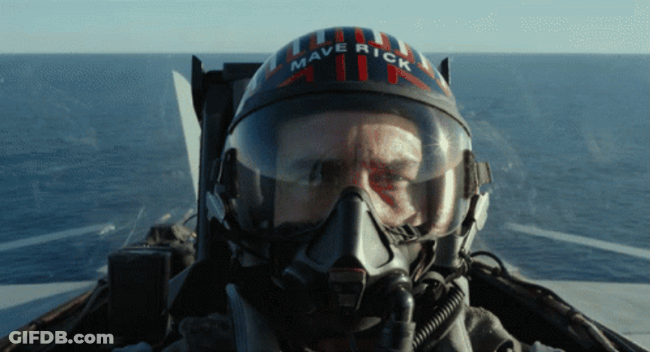 Top Gun Maverick Flying GIF