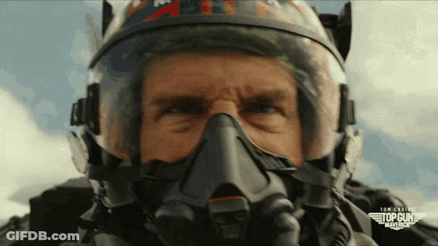 Top Gun Maverick Flying An Aircraft Tom Cruise GIF