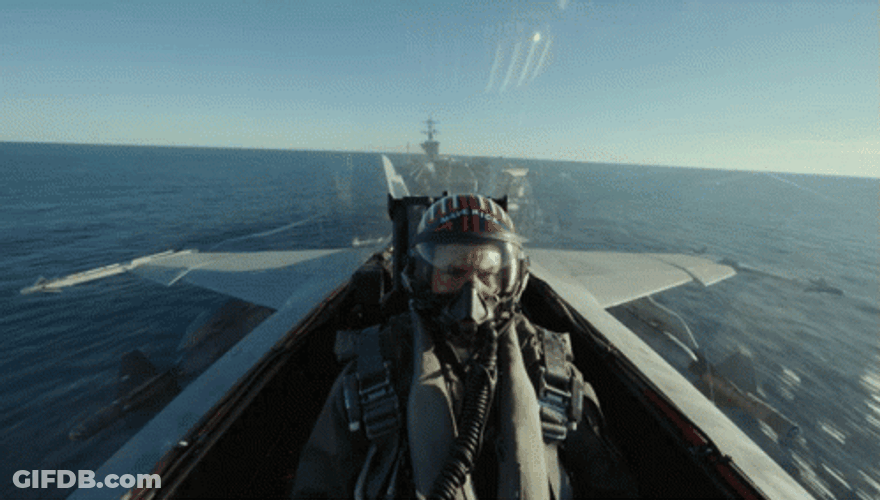 Top Gun Maverick Flying Fighter Jets GIF