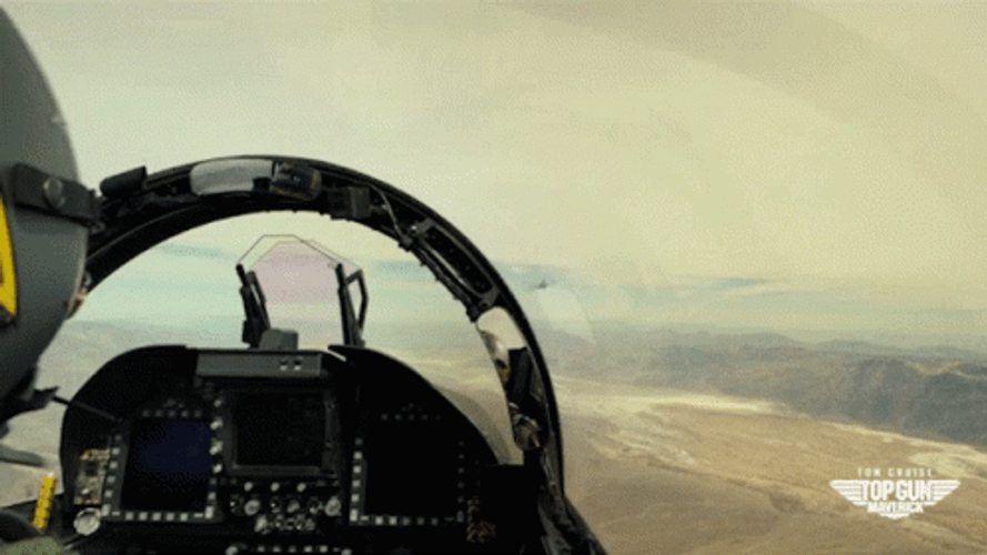 Top Gun Maverick Jesus Dodging GIF
