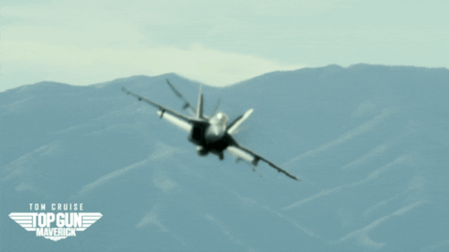 Top Gun Maverick Jet Stall In The Skies GIF