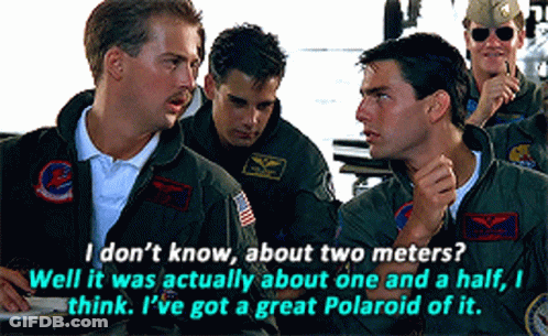 Top Gun Maverick Movie Poster Two Men Fighting GIF
