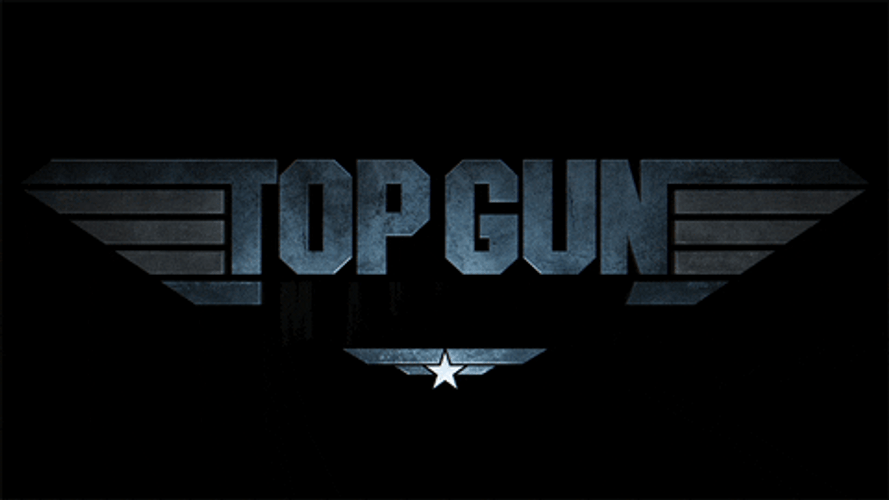 Top Gun Maverick Movie Title Trailer GIF