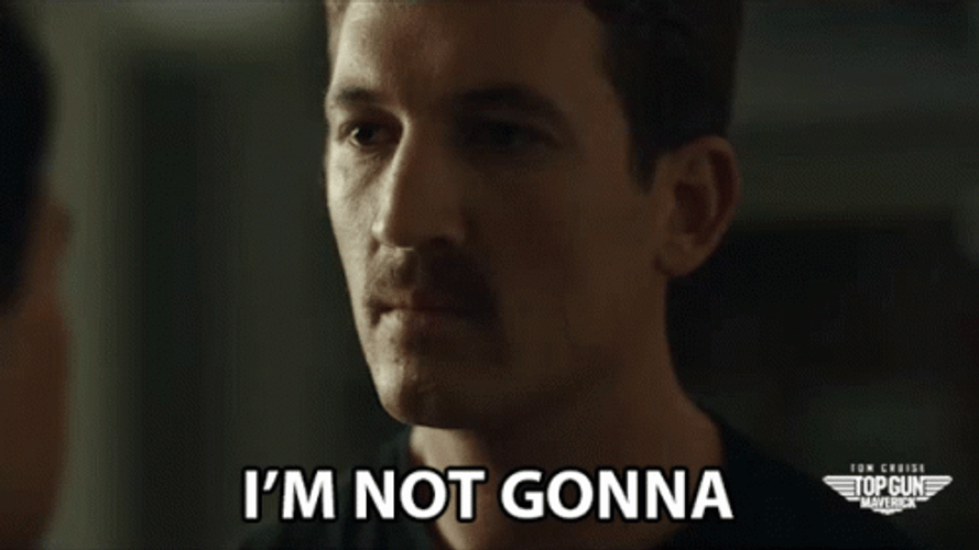 Top Gun Maverick Not Gonna Make The Same Mistake GIF