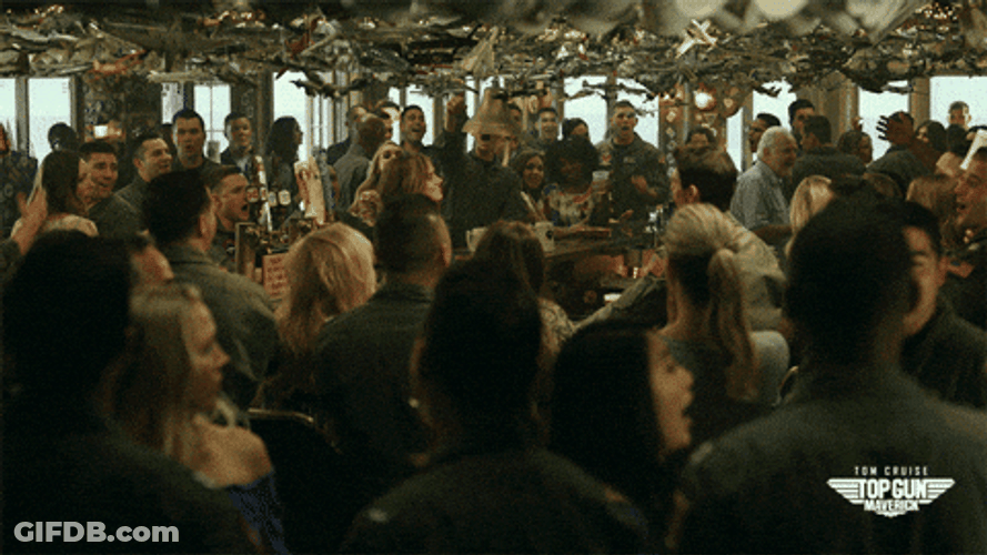 Top Gun Maverick Party Celebrate GIF