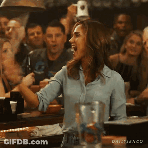 Top Gun Maverick Penny Benjamin Bar Ringing Bell GIF
