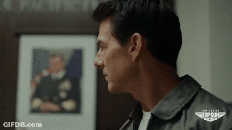 Top Gun Maverick Pete Mitchell Emotional GIF