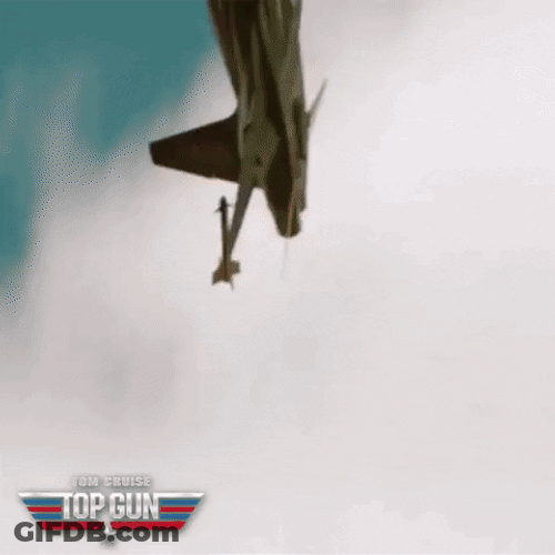 Top Gun Maverick Pete Mitchell Plane Dive GIF