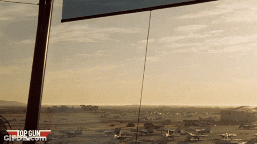 Top Gun Maverick Surprised Captain GIF